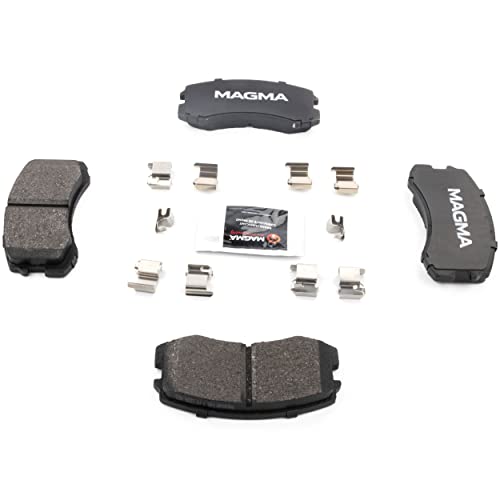 MAGMA Fire Born Braking Premium PMD904M Semi-Metallic Brake Pads, Front