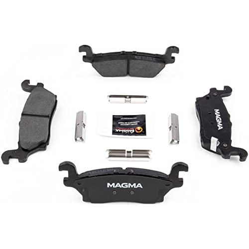 MAGMA Premium PMD1120C Ceramic Brake Pads, Rear