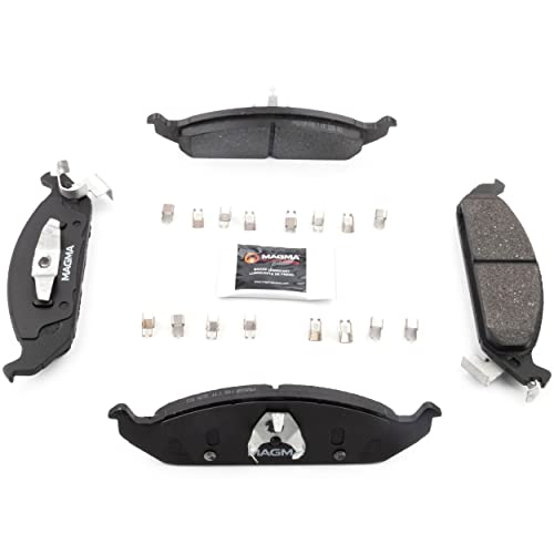 MAGMA Premium PMD650M Semi-Metallic Brake Pads, Front