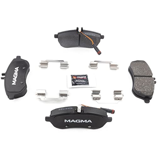 MAGMA Premium PMD1340M Semi-Metallic Brake Pads, Front