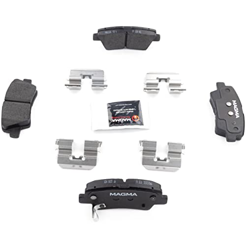 MAGMA Premium PMD1313C Ceramic Brake Pads, Rear