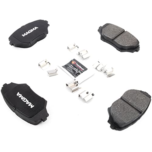 MAGMA Premium PMD862M Semi-Metallic Brake Pads, Front