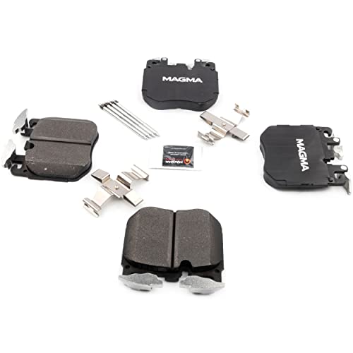 MAGMA Premium PMD1868M Semi-Metallic Brake Pads, Front