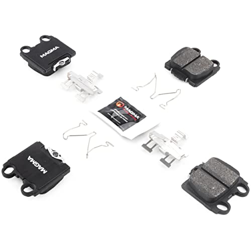 MAGMA Premium PMD771M Semi-Metallic Brake Pads, Rear