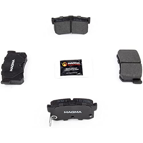 MAGMA Premium PMD1262C Ceramic Brake Pads, Rear