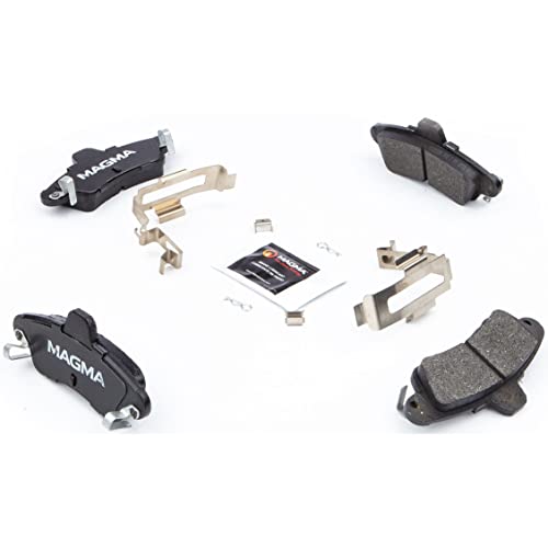MAGMA Premium PMD899M Semi-Metallic Brake Pads, Rear