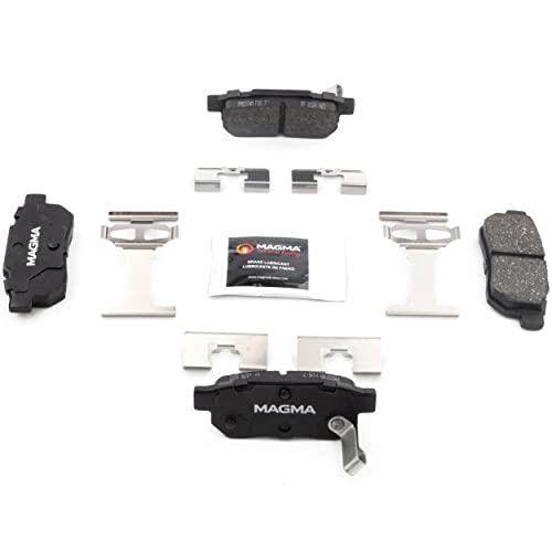 MAGMA Premium PMD374M Semi-Metallic Brake Pads, Rear