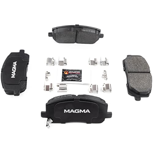 MAGMA Premium PMD884M Semi-Metallic Brake Pads, Front
