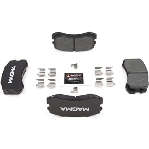 MAGMA Premium PMD904C Ceramic Brake Pads, Front