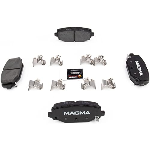 MAGMA Premium PMD1596C Ceramic Brake Pads, Rear