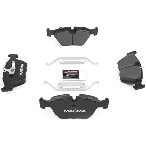 MAGMA Premium PMD394M Semi-Metallic Brake Pads, Front