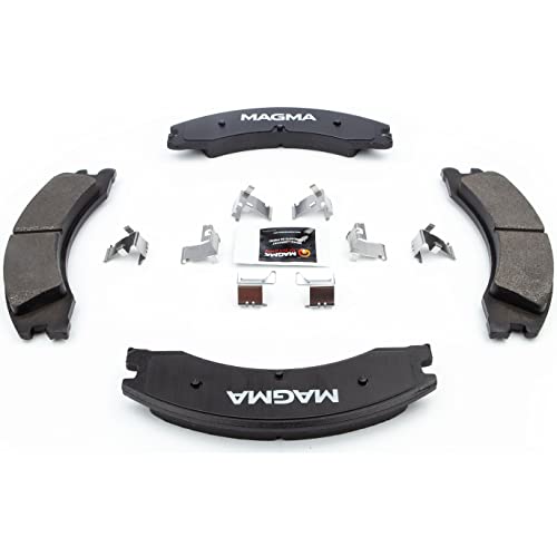 MAGMA Premium PMD1330M Semi-Metallic Brake Pads, Rear