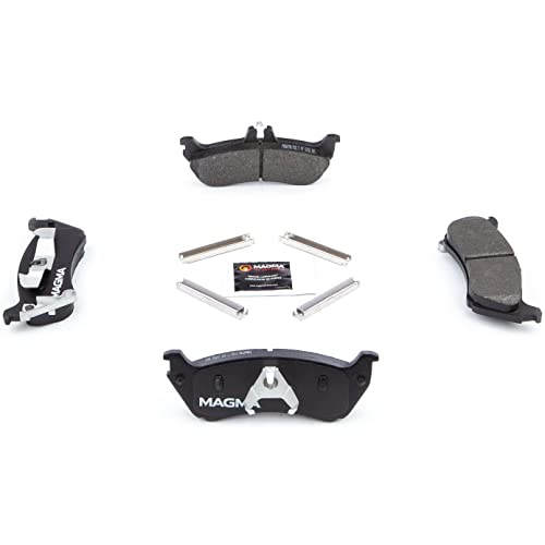MAGMA Premium PMD875M Semi-Metallic Brake Pads, Rear
