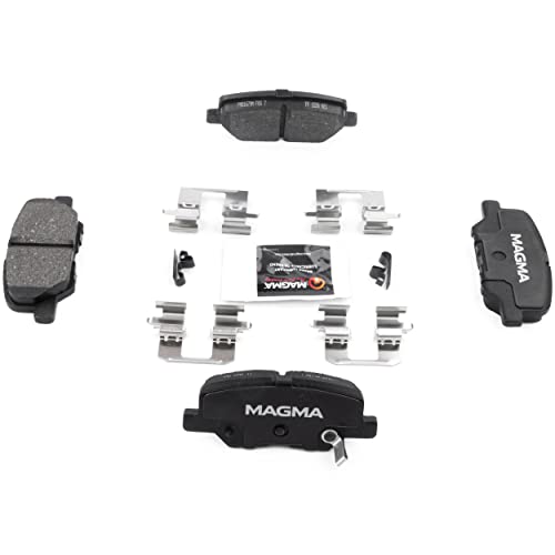 MAGMA Premium PMD1679M Semi-Metallic Brake Pads, Rear