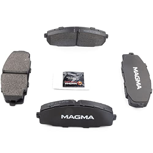 MAGMA Premium PMD1344M Semi-Metallic Brake Pads, Front