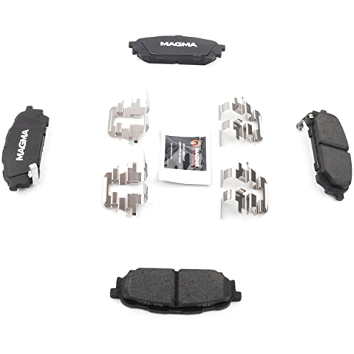 MAGMA Premium PMD1004C Ceramic Brake Pads, Rear