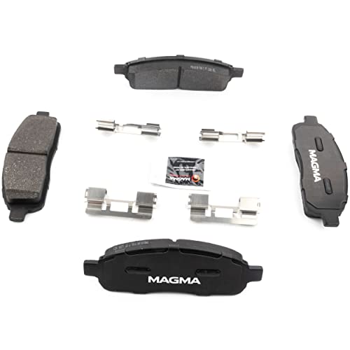 MAGMA Premium PMD1011M Semi-Metallic Brake Pads, Front