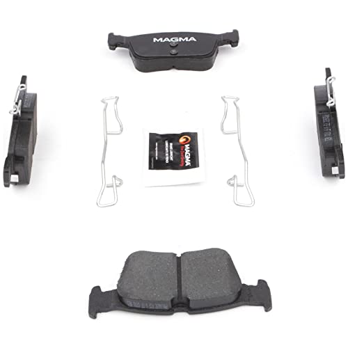 MAGMA Premium PMD1665C Ceramic Brake Pads, Rear