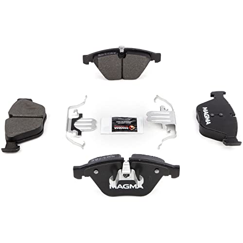 MAGMA Premium PMD1260M Semi-Metallic Brake Pads, Front