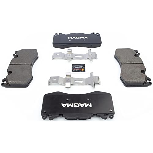 MAGMA Premium PMD1426M Semi-Metallic Brake Pads, Front