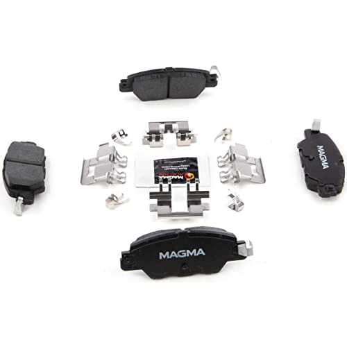 MAGMA Premium PMD1846C Ceramic Brake Pads, Rear