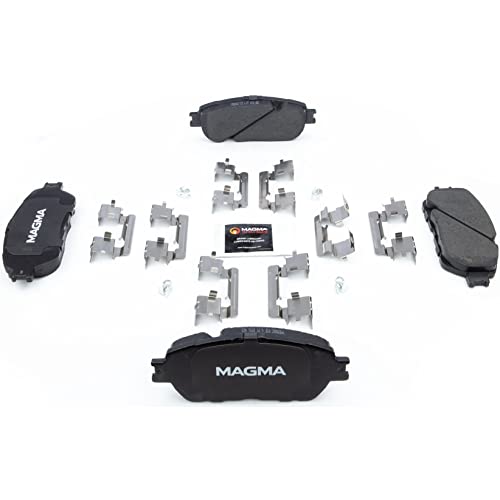 MAGMA Premium PMD906C Ceramic Brake Pads, Front