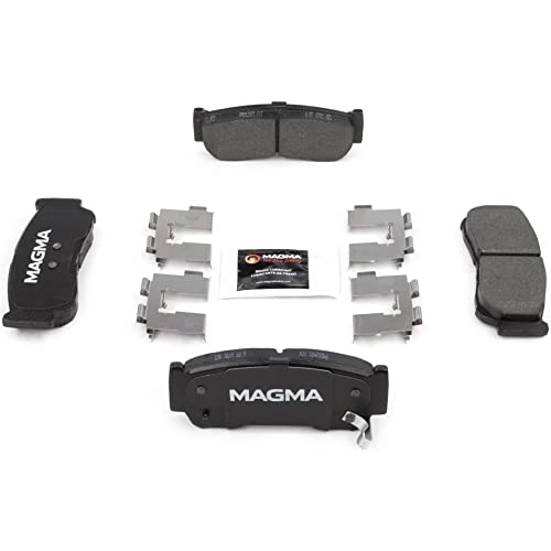 MAGMA Premium PMD1297C Ceramic Brake Pads, Rear