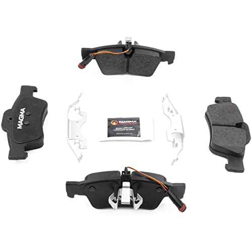 MAGMA Premium PMD1122C Ceramic Brake Pads, Rear