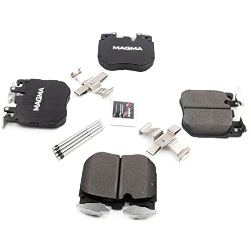 MAGMA Premium PMD1868M Semi-Metallic Brake Pads, Front