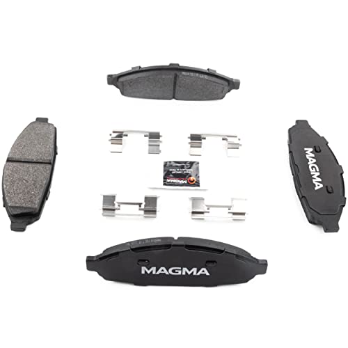 MAGMA Premium PMD931M Semi-Metallic Brake Pads, Front