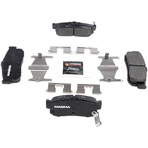 MAGMA Premium PMD540M Semi-Metallic Brake Pads, Rear