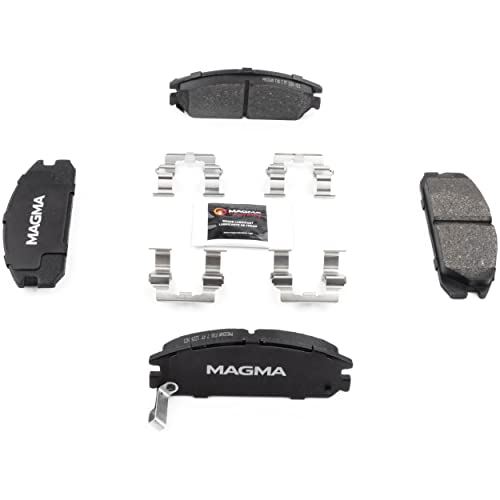 MAGMA Premium PMD334M Semi-Metallic Brake Pads, Front