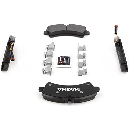 MAGMA Premium PMD1318M Semi-Metallic Brake Pads, Rear