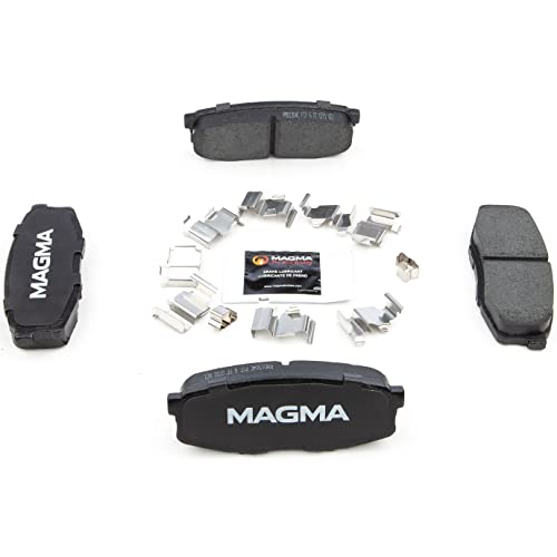 MAGMA Premium PMD1304C Ceramic Brake Pads, Rear