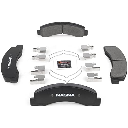 MAGMA Premium PMD824M Semi-Metallic Brake Pads, Front