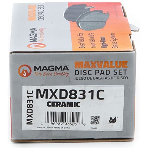 MAGMA MaxValue MXD831C Ceramic Brake Pads, Front