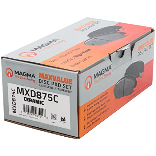 MAGMA MaxValue MXD875C Ceramic Brake Pads, Rear