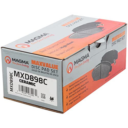 MAGMA MaxValue MXD898C Ceramic Brake Pads, Rear