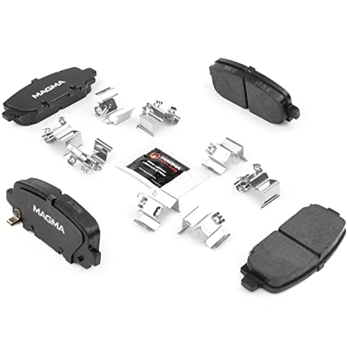 MAGMA Premium PMD2081C Ceramic Brake Pads, Rear