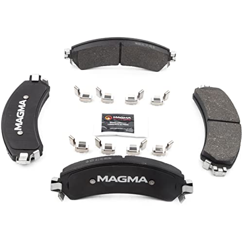 MAGMA Premium PMD726M Semi-Metallic Brake Pads, Front