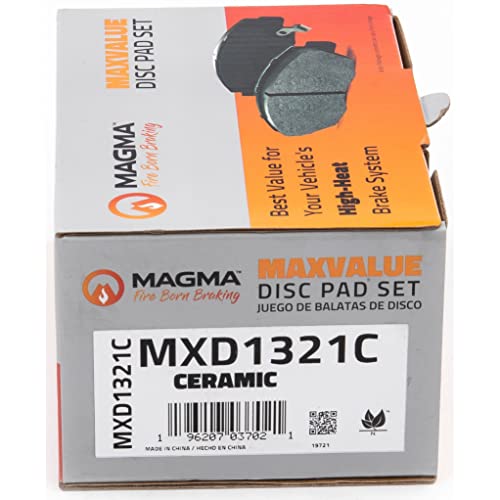 MAGMA MaxValue MXD1321C Ceramic Brake Pads, Front
