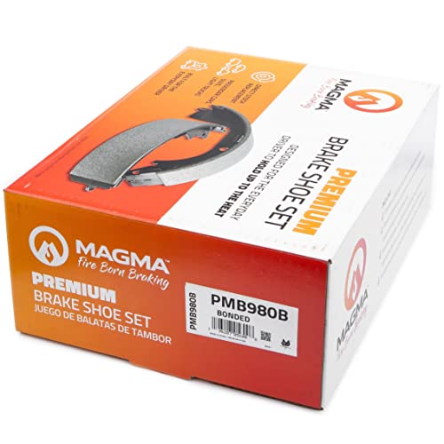 MAGMA Premium Parking Brake Shoes PMB980B