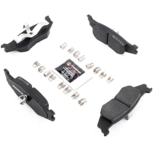MAGMA Premium PMD512C Ceramic Brake Pads, Rear
