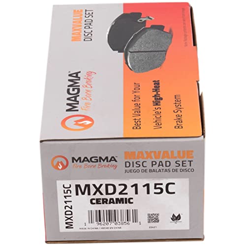 MAGMA MaxValue MXD2115C Ceramic Brake Pads, Front
