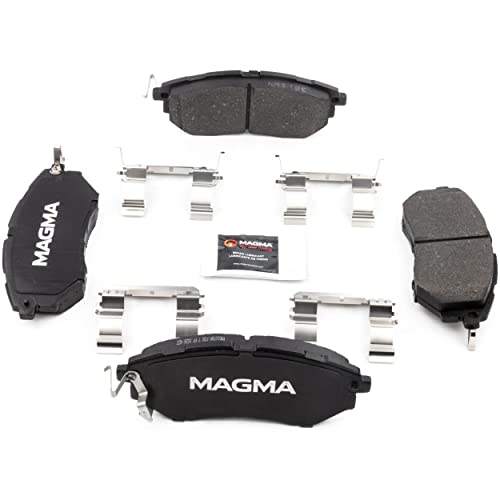 MAGMA Premium PMD1078M Semi-Metallic Brake Pads, Front