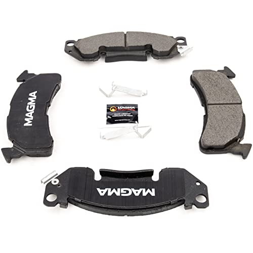 MAGMA Premium PMD153M Semi-Metallic Brake Pads, Front