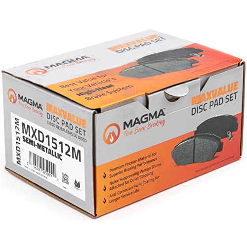 MAGMA MaxValue Semi-Metallic Brake Pads MXD1512M