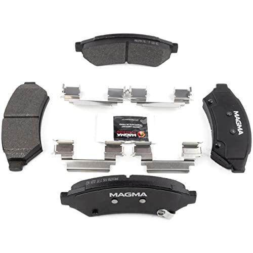 MAGMA Premium PMD1075M Semi-Metallic Brake Pads, Front