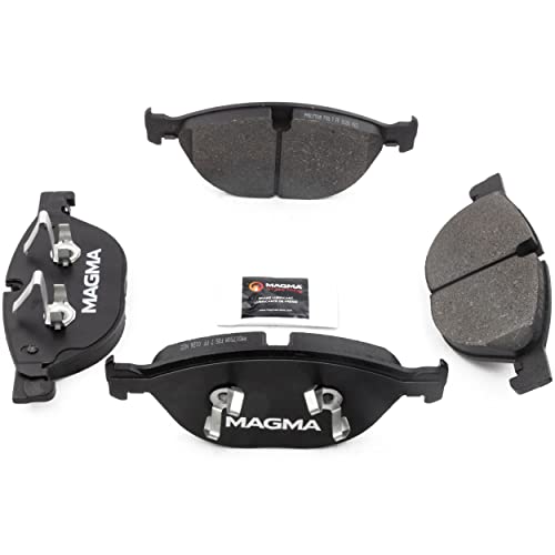 MAGMA Premium PMD1750M Semi-Metallic Brake Pads, Front
