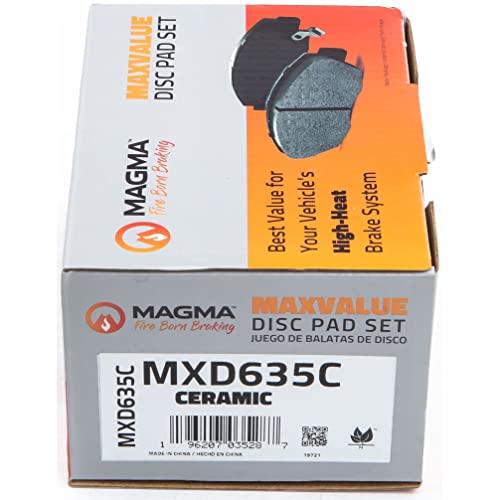 MAGMA MaxValue MXD635C Ceramic Brake Pads, Front
